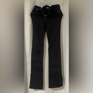 ZARA slit bottom jeans